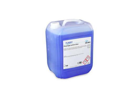 Funny Duschgel "active blue", im 10 Liter Kanister