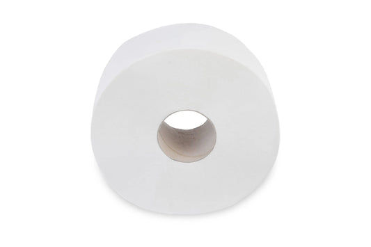SemyTop Jumbo-Toilettenpapier, 2-lagig, Zellstoff hochweiß, Ø 25 cm, 6 Rollen