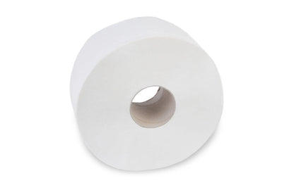 SemyTop Jumbo-Toilettenpapier, 2-lagig, Zellstoff hochweiß, Ø 25 cm, 6 Rollen