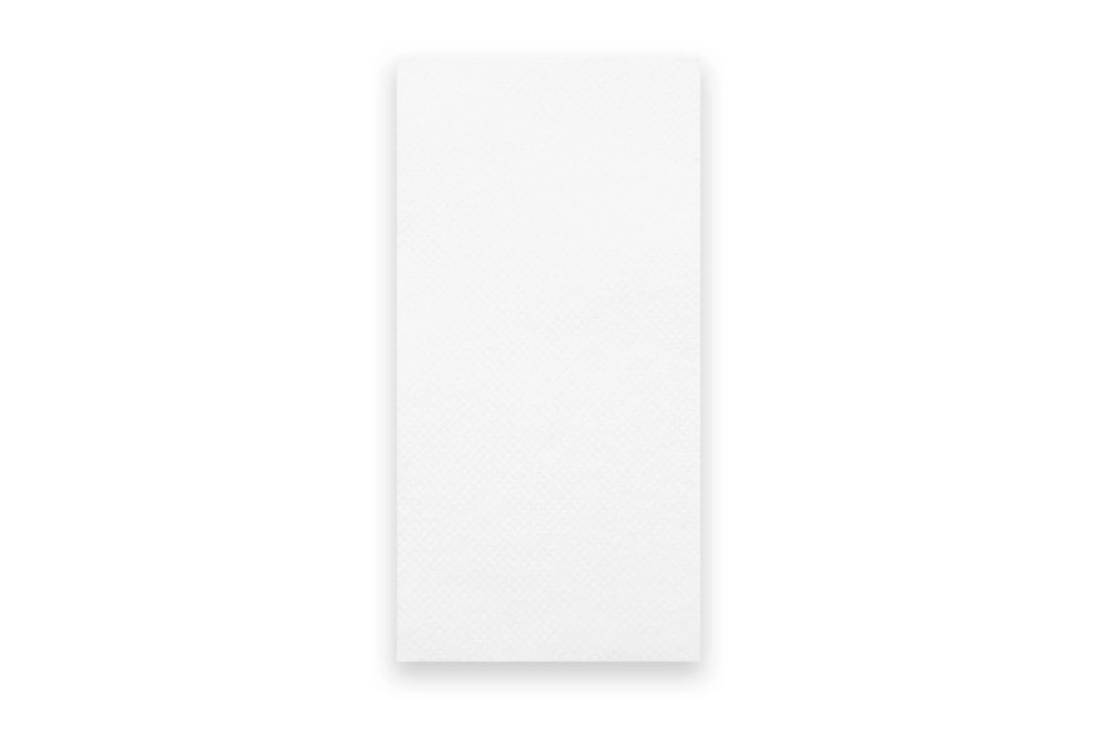 SemyTop Prägeservietten 32 x 32 cm, 1-lagig, Zellstoff weiß, 1/8-Kopffalz, 10 x 500 Stück
