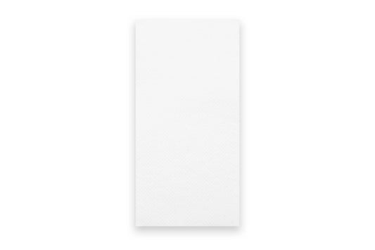 SemyTop Prägeservietten 32 x 32 cm, 1-lagig, Zellstoff weiß, 1/8-Kopffalz, 10 x 500 Stück