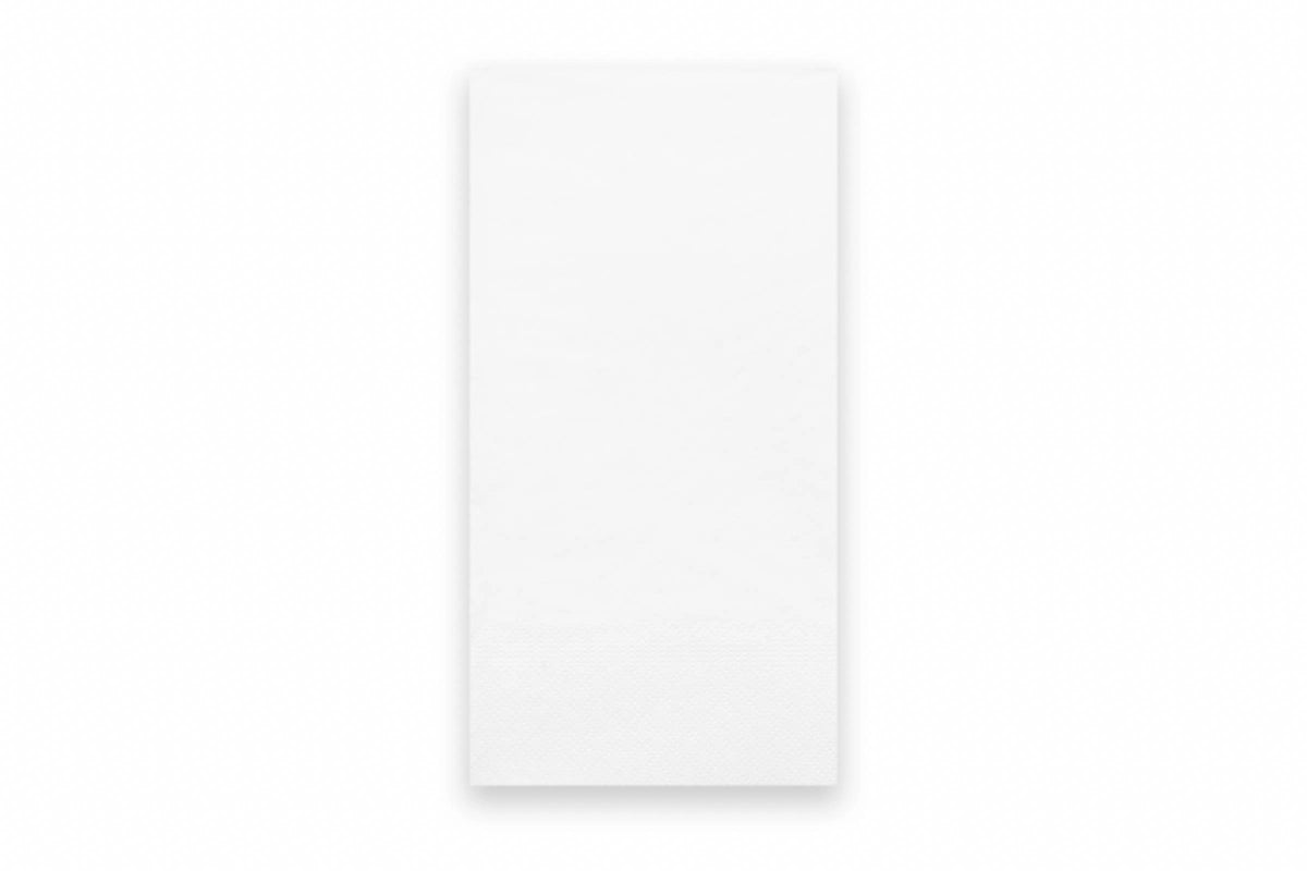 SemyTop Servietten 40 x 40 cm, 3-lagig, Zellstoff weiß, 1/8-Kopffalz, 4 x 250 Stück