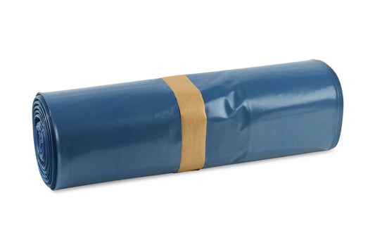 Funny LDPE-Regenerat Müllsäcke, blau, Typ 100 extra, 70 l, 575 x 1.000 mm, 200 Stück