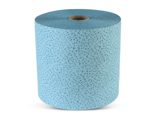 SemyTop Semy Profi Putztuchrolle 32 cm, blau, 500 Blatt, 1 Rolle