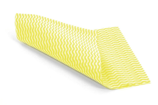 SemyTop Semy Wash Putztuch, gelb, 38 x 60 cm, 1/4-Falz, 6 x 50 Stück