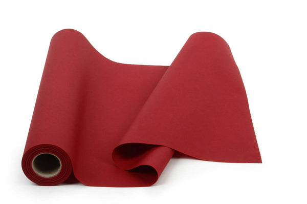 SemyTop Tischläufer Airlaid, bordeaux, 40 x 120 cm, 12 Rollen à 20 Stück
