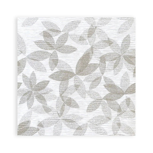 SemyTop Motivservietten "Olivenblatt greige", 40 x 40 cm, 3-lagig, 1/4-Falz, 16 x 50 Stück