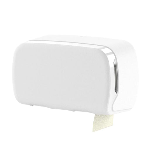 SemyTop Toilettenpapierspender, für 2 Rollen, weiß matt