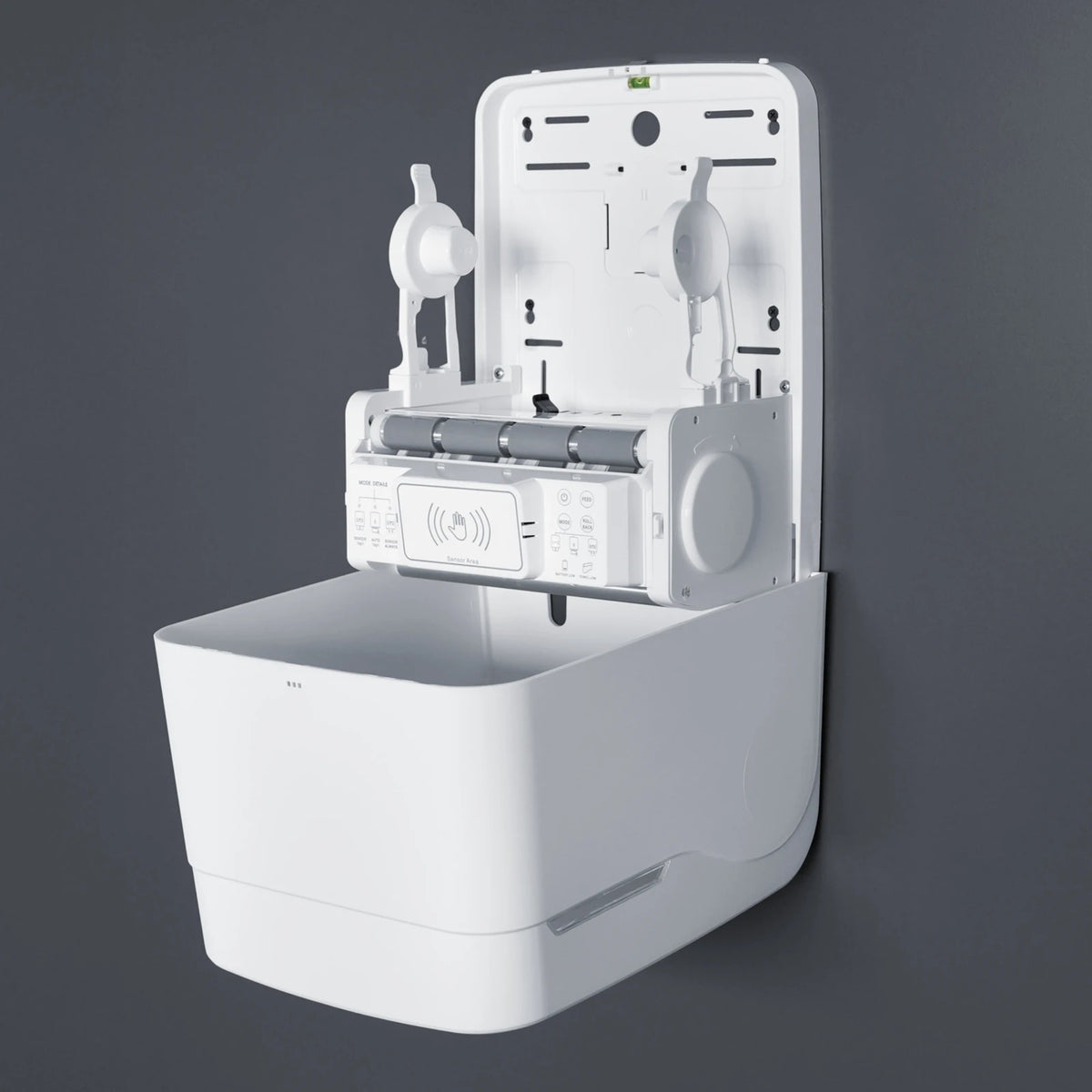 SemyTop Sensor Handtuchrollenspender, weiß matt