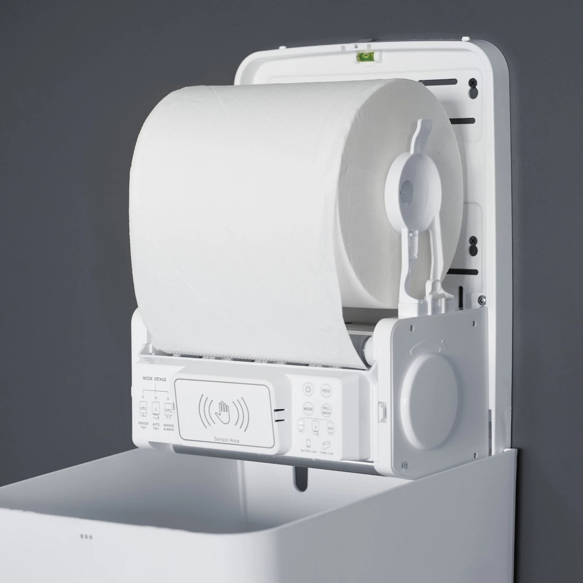 SemyTop Sensor Handtuchrollenspender, weiß matt