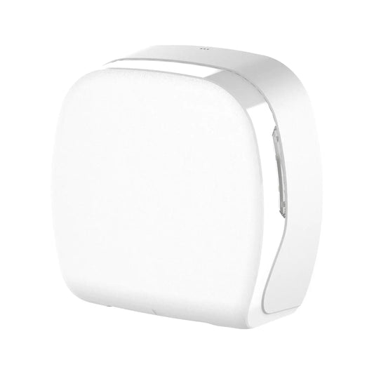 SemyTop Jumbo Toilettenpapierspender, weiß matt, für Rollen bis Ø25 cm