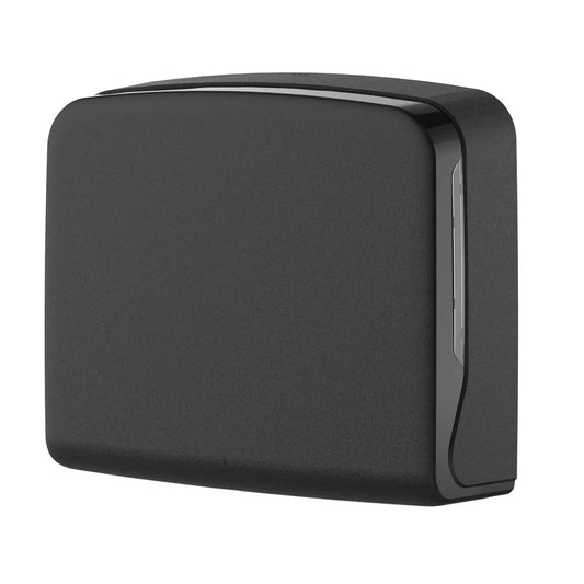 SemyTop Handtuchspender, Interfold, Mini, schwarz matt