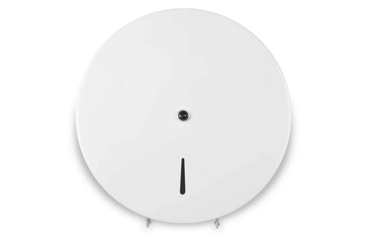 SemyTop Toilettenpapier-Spender für Jumborollen, Rollen-Ø bis32 cm, weiß