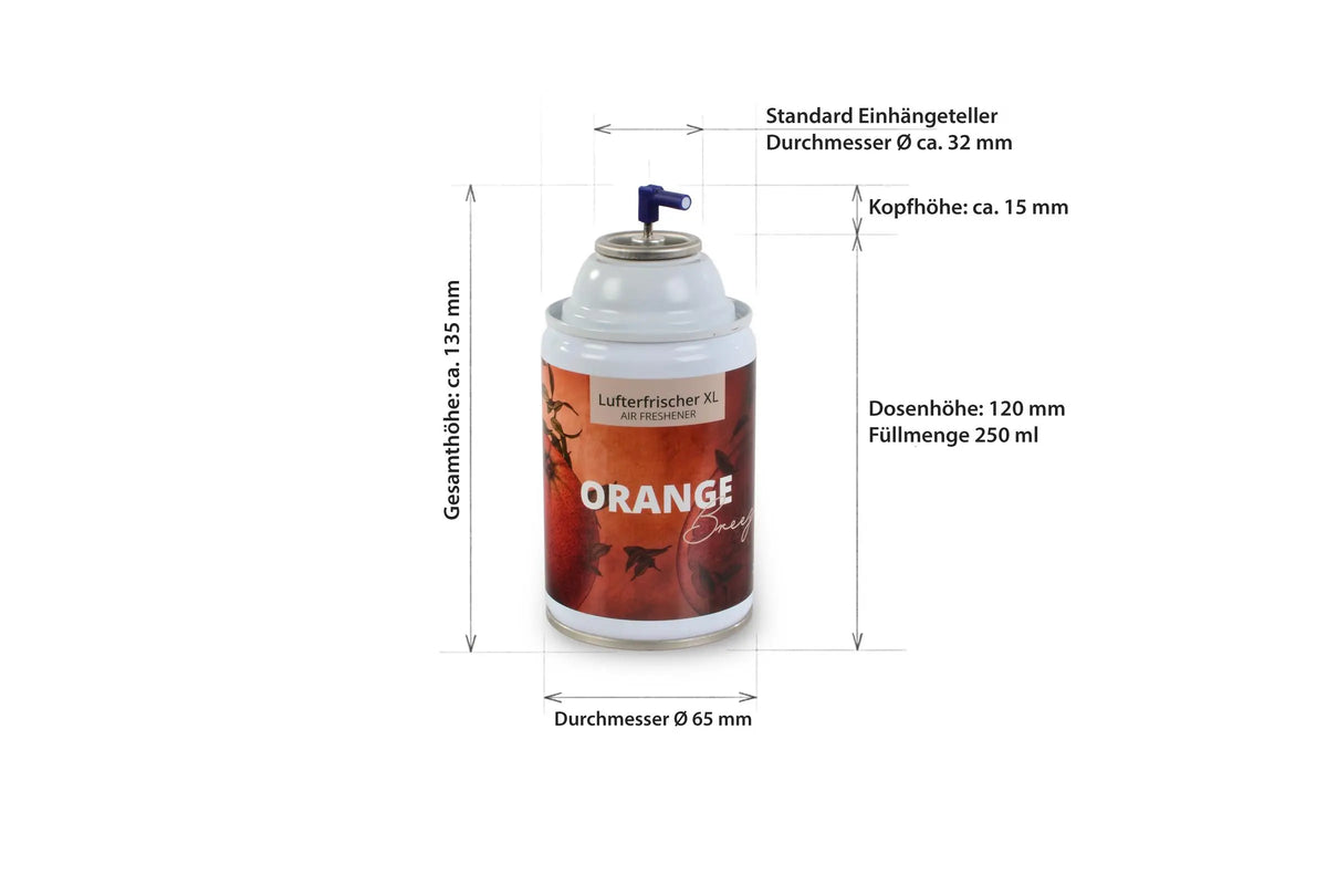 SemyTop Lufterfrischer XL "Orange Breeze", 12 x 250 ml