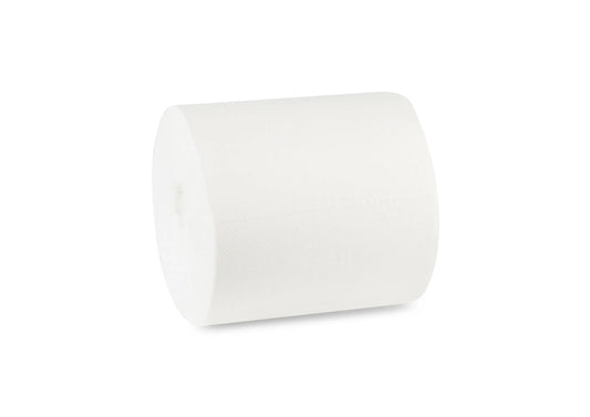 SemyTop Handtuchrolle MIDI KERNLOS, 1-lagig, Zellstoff hochweiß, Ø 20 cm, 6 Rollen / Karton