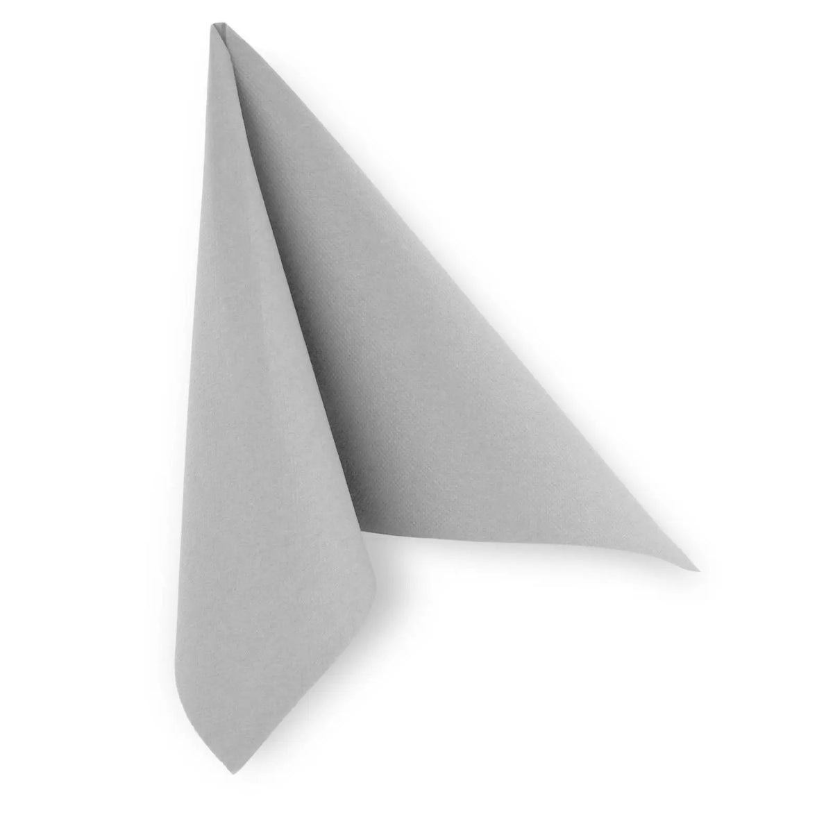 SemyTop Servietten "Point-to-Point", 38 x 38 cm, grau, 1/4-Falz, 16 x 50 Stück