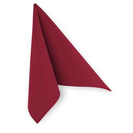 SemyTop Servietten "Point-to-Point", 38 x 38 cm, bordeaux, 1/4-Falz, 16 x 50 Stück