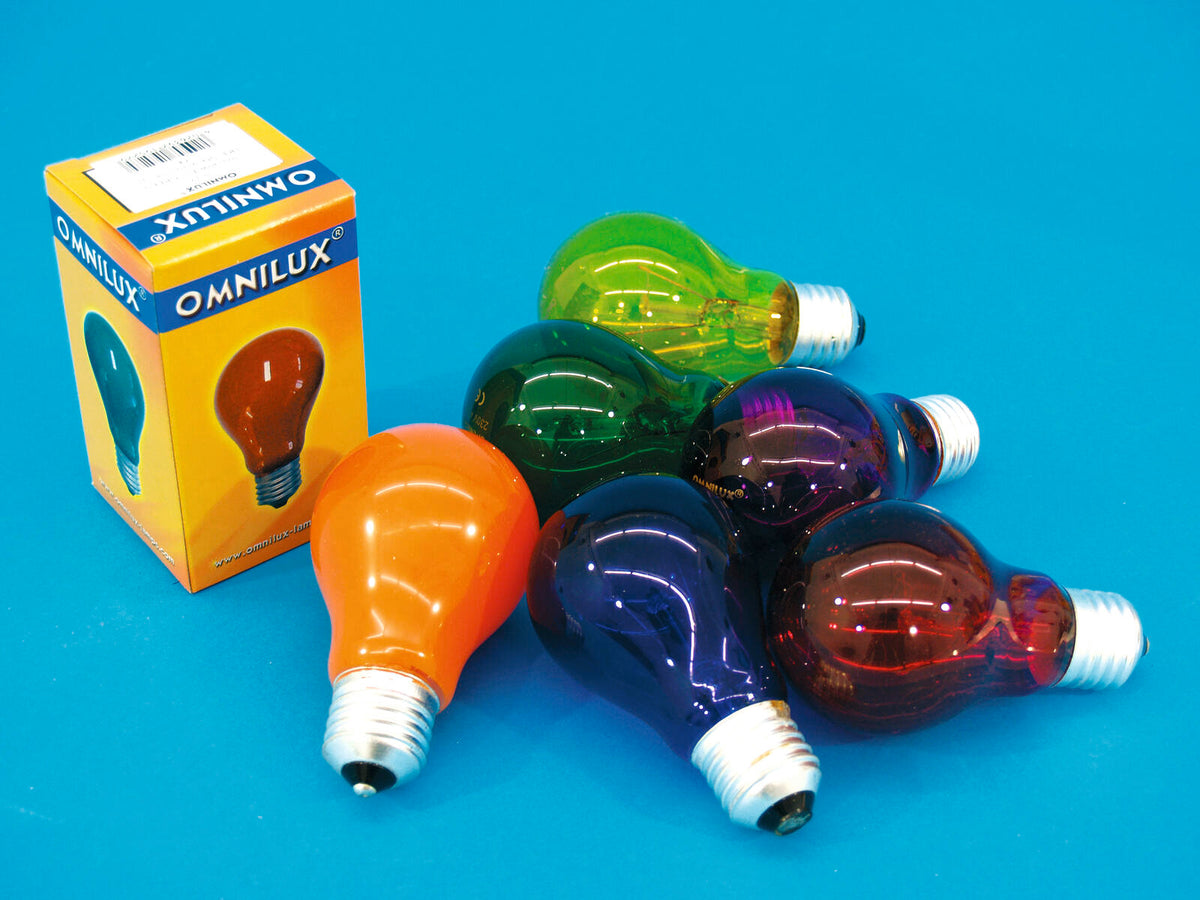 Omnilux A19 230V/40W E-27 rot