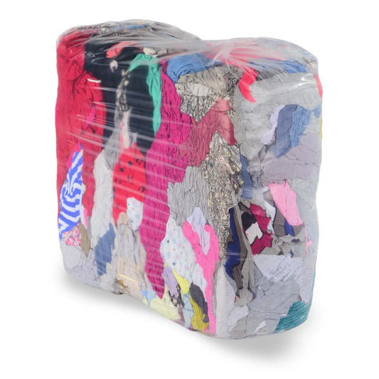 Funny Trikot-Putzlappen, extra hell, 10 kg Ballen