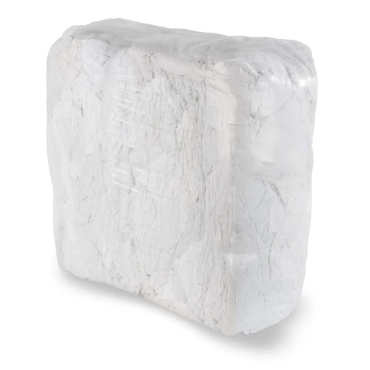 Funny Trikot-Putzlappen, weiß I, 10 kg Ballen
