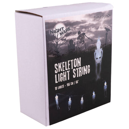 Lichterkette 10 LED Skelette