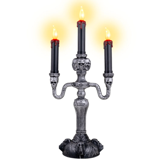Kerzenständer mit 3 LED-Kerzen