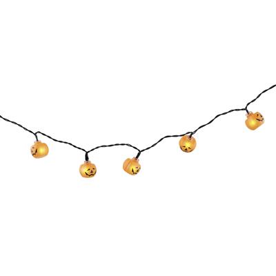 Kürbislichterkette | 100cm | 10 Kürbisse