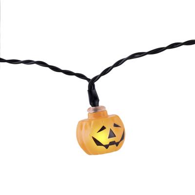 Kürbislichterkette | 100cm | 10 Kürbisse