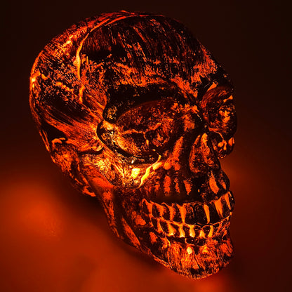 Totenkopf mit Licht – Ansicht 2