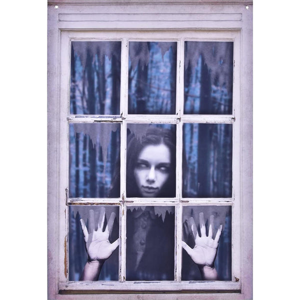 Fensterbild Grusel | 80 x 120 cm