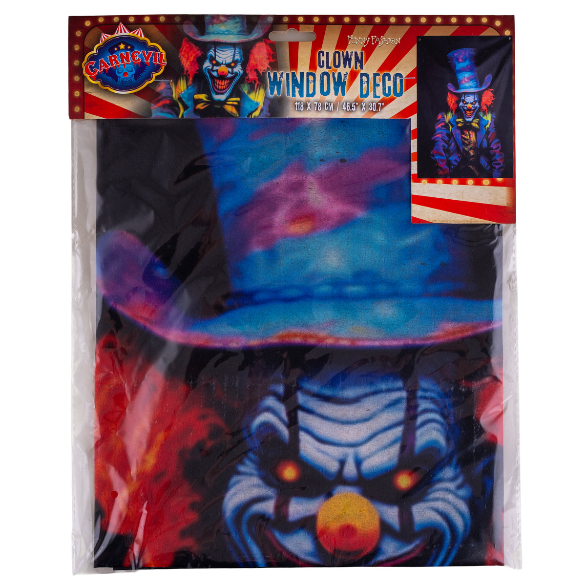 Fensterbild Clown – Ansicht 2