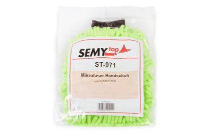SemyTop Mikrofaser Handschuhe, grün, ca.16 x 24 cm, 50 Stück