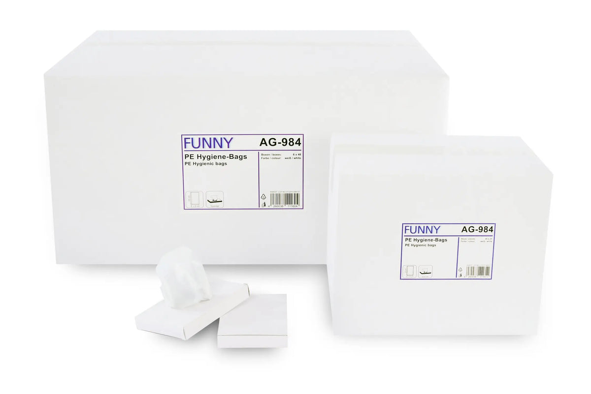 Funny Hygiene-Bags, 6 Karton à 48 x 25 Bags