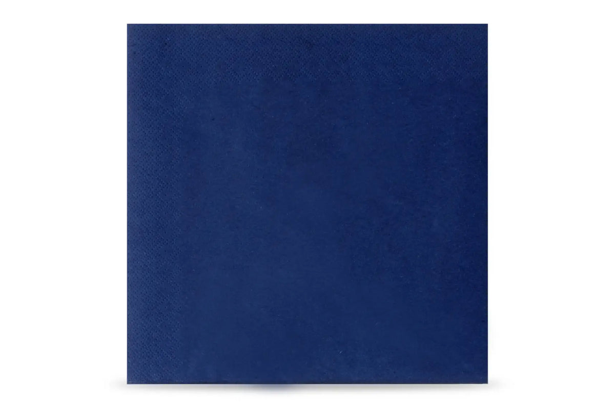 QUICKY Servietten, 2-lagig, 40 x 40 cm, blau, 1/4-Falz, 28 x 50 Stück