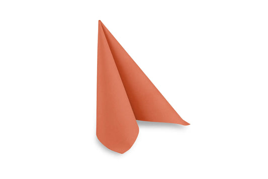 QUICKY Airlaid-Servietten 40 x 40 cm, orange, 1/4-Falz, 16 x 50 Stück