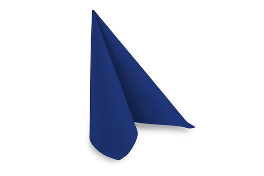 QUICKY Airlaid-Servietten 40 x 40 cm, dunkelblau, 1/4-Falz, 16 x 50 Stück