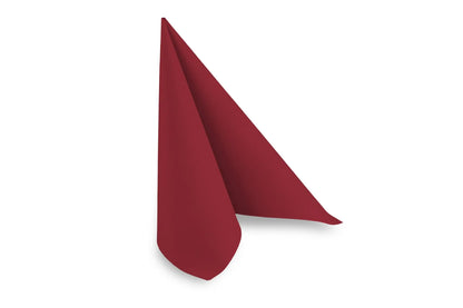 QUICKY Airlaid-Servietten 40 x 40 cm, bordeaux, 1/4-Falz, 16 x 50 Stück