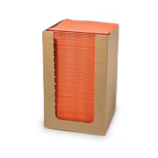 QUICKY Airlaid-Servietten 20 x 20 cm, pfirsich, 1/4-Falz, 15 x 100 Stück