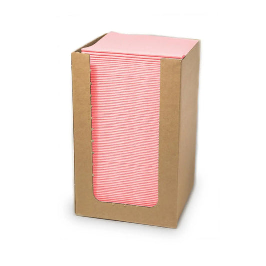QUICKY Airlaid-Servietten 20 x 20 cm, zart rosa, 1/4-Falz, 15 x 100 Stück