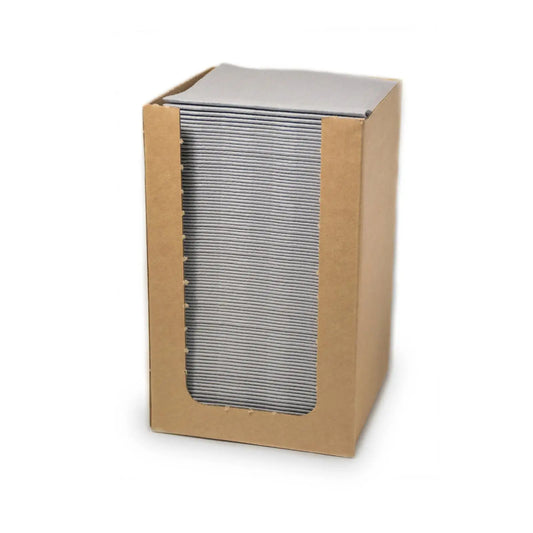 QUICKY Airlaid-Servietten 20 x 20 cm, grau, 1/4-Falz, 15 x 100 Stück