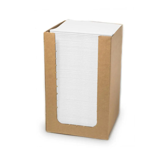 QUICKY Airlaid-Servietten 20 x 20 cm, weiß, 1/4-Falz, 15 x 100 Stück