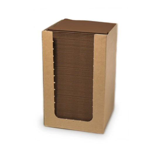 QUICKY Airlaid-Servietten 20 x 20 cm, braun, 1/4-Falz, 15 x 100 Stück