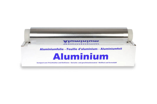 QUICKY Aluminiumfolie 29 cm, Typ 150, Cutterbox, 6 Boxen
