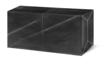 Servietten | 24x24cm | Schwarz