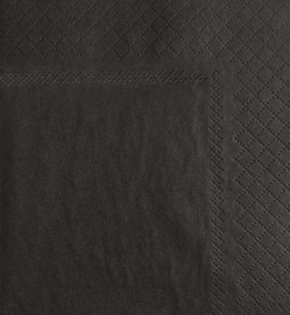 Servietten | 24x24cm | Schwarz